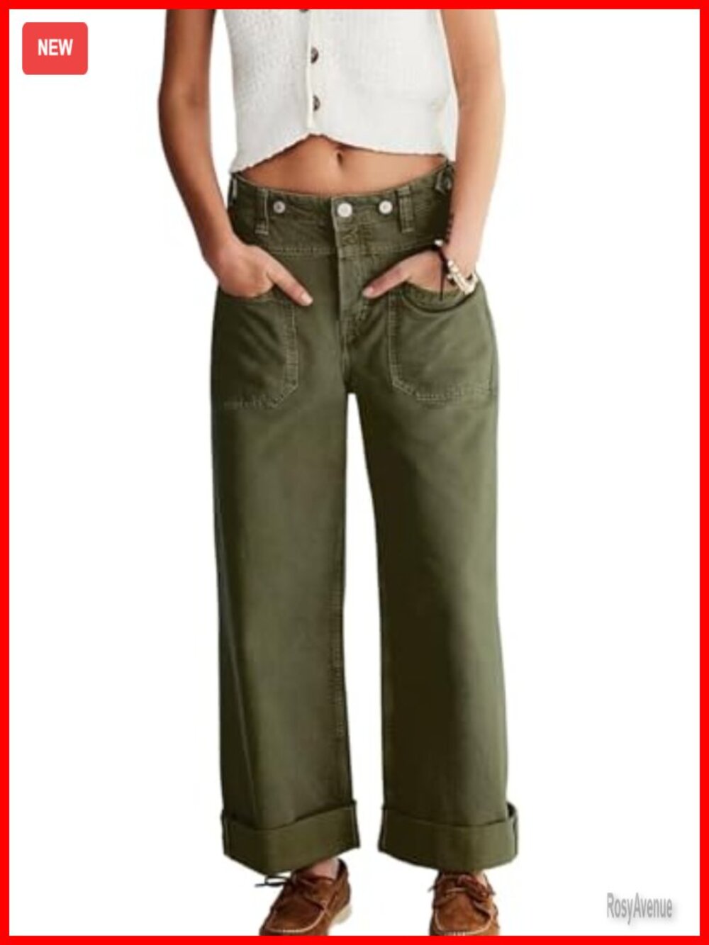 High Waisted Straight Leg Baggy Boyfriend Jeans Cargo Pants Trendy Y2K Denim